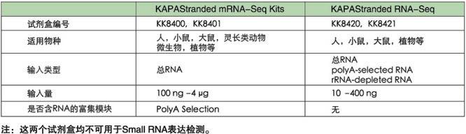 KAPA 链方向性RNA/mRNA文库准备试剂盒 - 二代测序