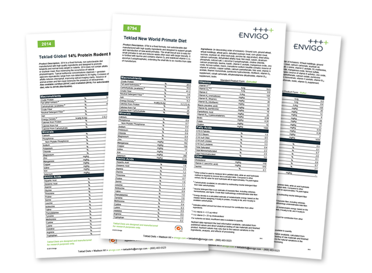 2018 Teklad global 18% protein rodent diets