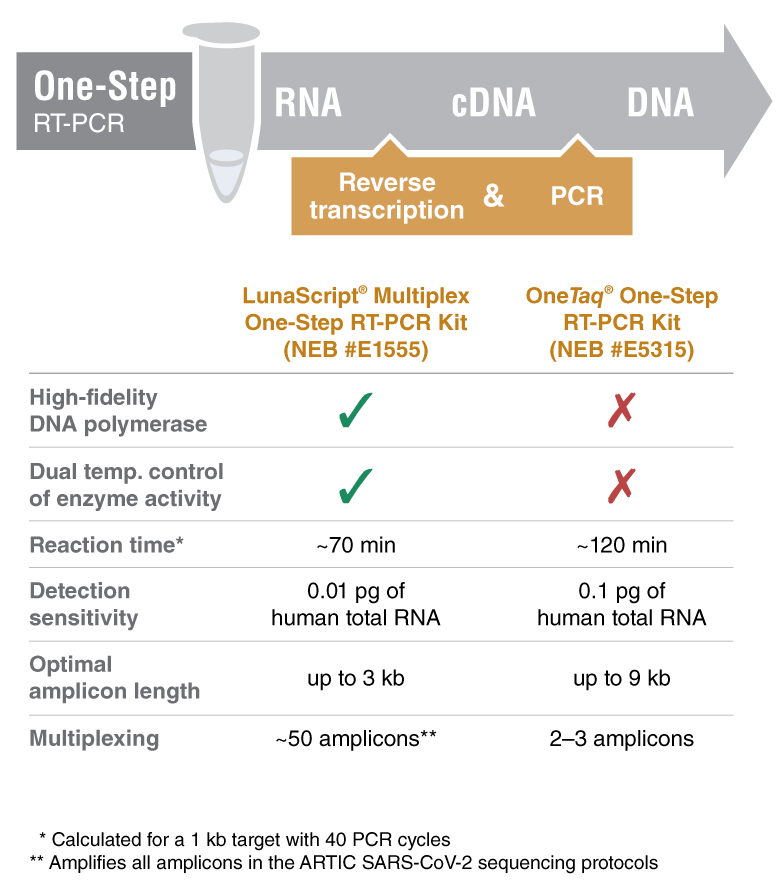 LunaScript® 一步法多重 RT-PCR 试剂盒 