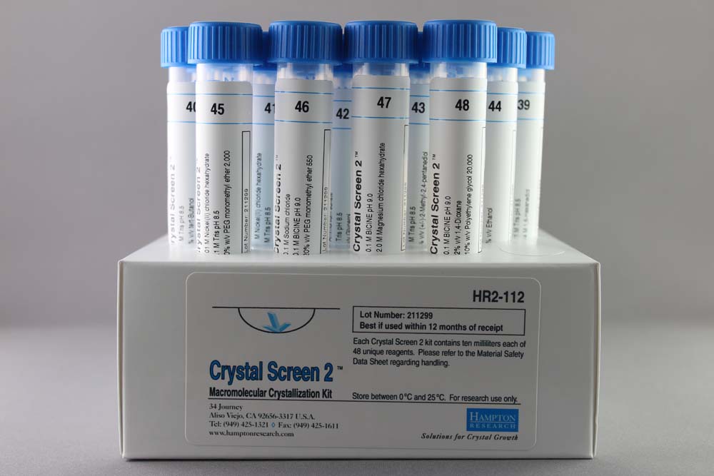 HR2-112 Crystal Screen 2 10 mL tube format Crystal Screen • Crystal Screen 2 • Crystal Screen HT蛋白结晶-Hampton