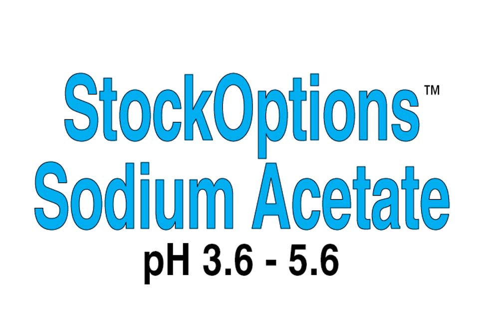 StockOptions Sodium Acetate Individual Reagents Individual StockOptions Sodium Acetate Reagents-Hampton单独醋酸钠试剂