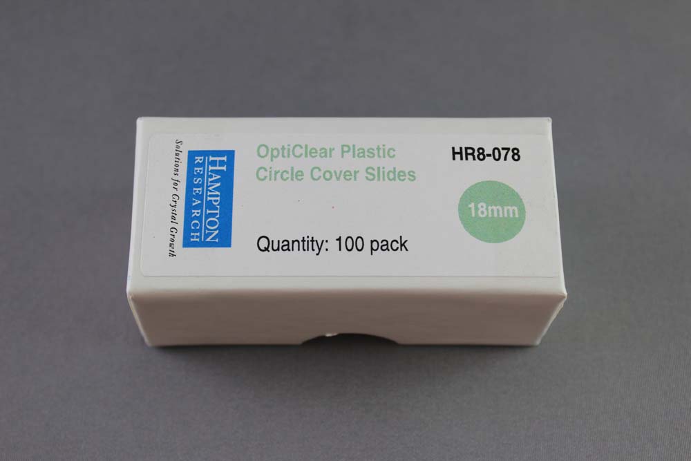 OptiClear Plastic Cover Slides-Hampton塑料盖玻片