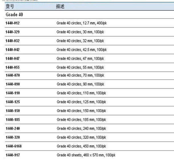 1440-055沃特曼GR40定量滤纸直径55mm