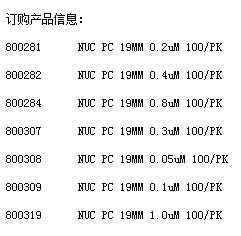 800307GE Whatman聚碳酸酯膜NUC PC膜