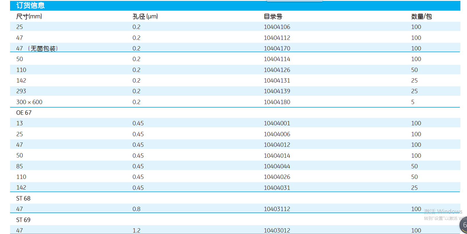 10404112GE WHATMAN孔径0.2um醋酸纤维膜CA膜