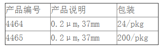 4464颇尔*通气过滤器孔径0.2um