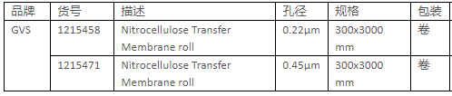 1215458吉威斯GVS纯硝酸纤维素0.22um转印膜