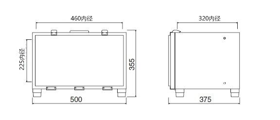 橙色丙烯酸干燥箱A-3型