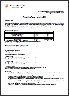 明胶酶谱试剂盒（COSMOBIO） Gelatin Zymography Kit(COSMOBIO)